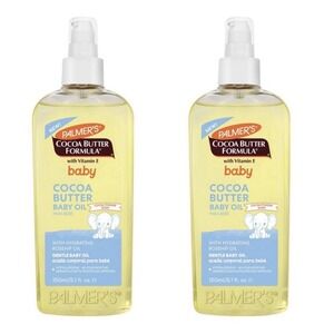 2- Baby, Cocoa Butter Formula® with Vitamin E, Cocoa Butter Baby Oil, 5.1 fl oz